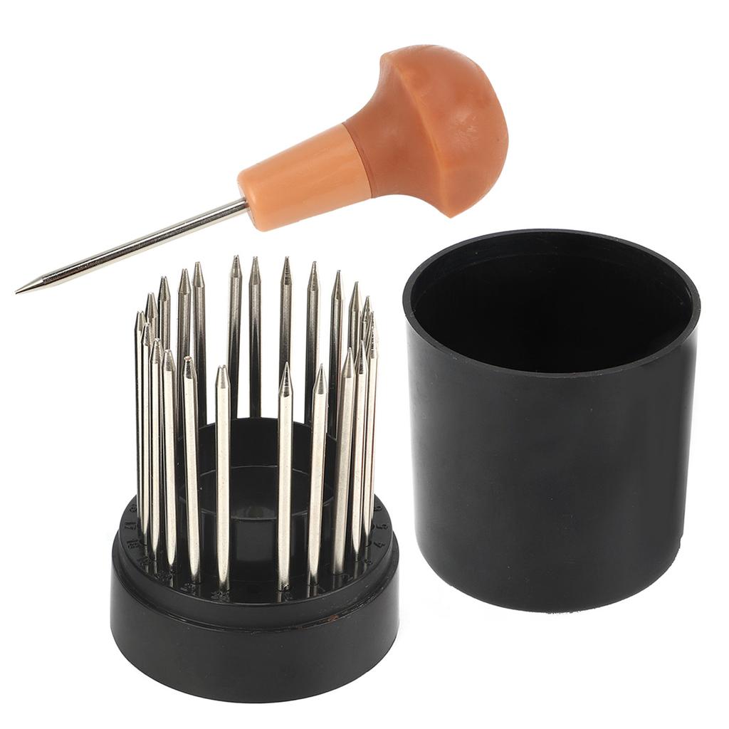 Jewelry Beading Setting Tools, 23Pcs Stainless Steel Setting Needles with Handle for Rhinestones Pearls Gems Jewelry Making and Repair Kit