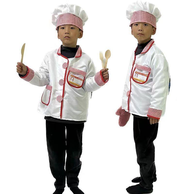 Halloween Children's Chef Costume Chef Costume Cosplay Stage Performance Costume