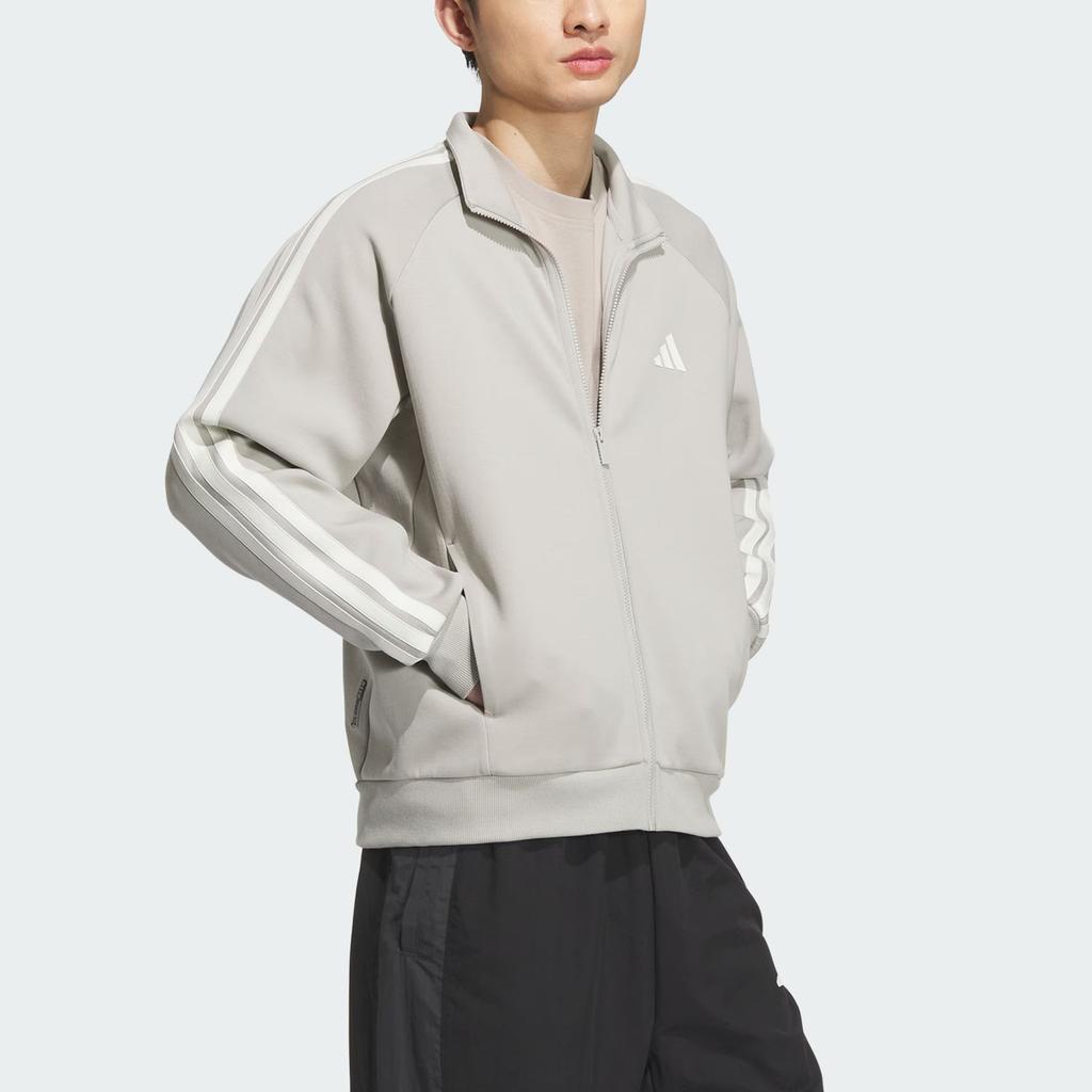 Adidas St Sports Kn Tt Logo Letter Stripe Raglan Long Sleeve Jacket Men Jacket KC2848