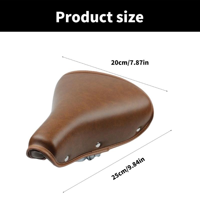 Selle da Bicicletta Comode in Ecopelle Morbide Imbottite Selle da Ciclismo per Migliorare il Comfort in Bici
