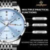 Top Brand Luxury Man Wristwatch Waterproof Luminous Date Men Watches Stainless Steel Quartz Watch