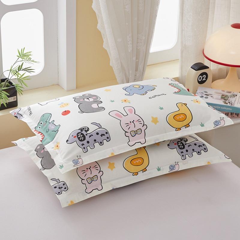 2pcs Floral Pattern Cotton Pillowcase Without Pillow Core, Comfortable Soft Pillow Covers, for Home Bedroom Living Room Decor, 19*29inch