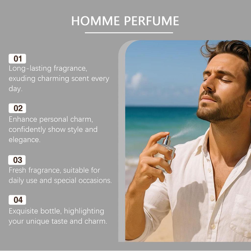 Charming Whiskey Forest Cologne: Light, Elegant, Long-lasting Men's Fragrance
