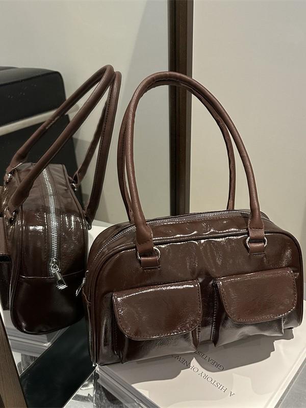 Trendy 2025 Korean Style Women's Autumn Handheld Square Shoulder Bag