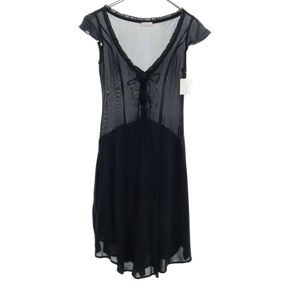 

неиспользованное платье MAX&CO без рукавов 40 серии Black боковая молния с биркой женское б/у
