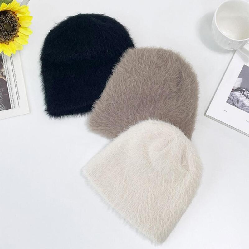 Bahabo Winter Hat Women s Sky Blue Angora Fur Hat black