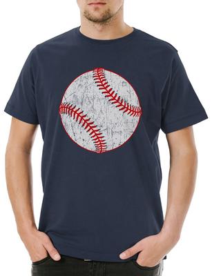 Baseball I Herren T-Shirt Spieler Sport Leidenschaft Liebe Sucht Spielfeld Court
