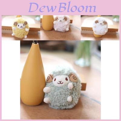 Adorable Fluffy Sheep Plush Keychain Cute Soft Stuffed Animal Bag Charm Toy