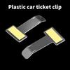 Car Vehicle Parking Ticket Receipt Permit Card Holder Clip Sticker Windscreen ABS Universally Car Accessories