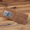 Crazy Horse Leather Wallet Men's Genuine Leather Wallet Driver's License Card Bag Retro
