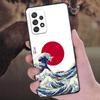 Japanese Art Hokusai kanagawa Great Wave Cover Galaxy A53 5G Case For Samsung A54 A52 A52S A51 A55 A73 A72 A35 A32 A33 Back Case