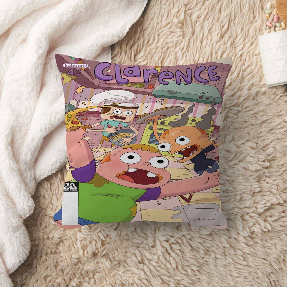 Cartoon CClarences Cushion Cover Inches Farmhouse Decor Home Throw Pillow Covers for Couch Decorations
