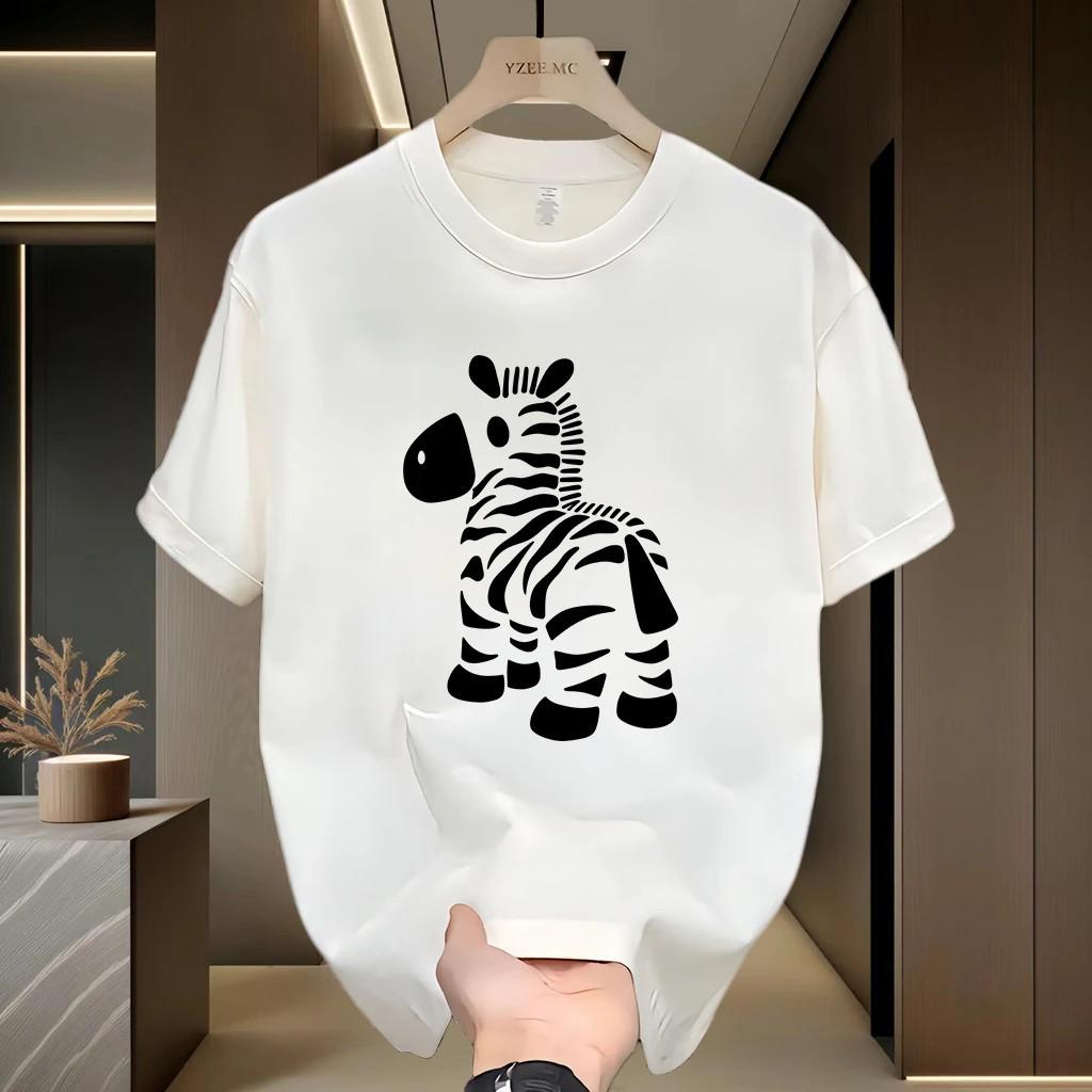 Fashionable Sky Blue Earphone Men s Printed Short-sleeved T-shirt, Casual Summer Short-sleeved, Pure Cotton Short-sleeved, Men s Clothing S разноцветный