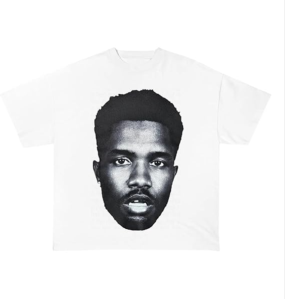 Rap Singer Pattern T-shirt, Rap Concert Souvenirs, Album Cover T-shirt, Men s and Women s Styles S разноцветный