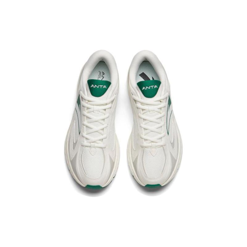 Anta AT952 Breathable Low-Top Sports Casual Shoes Men's White Green Gray Sneakers 912235597-1