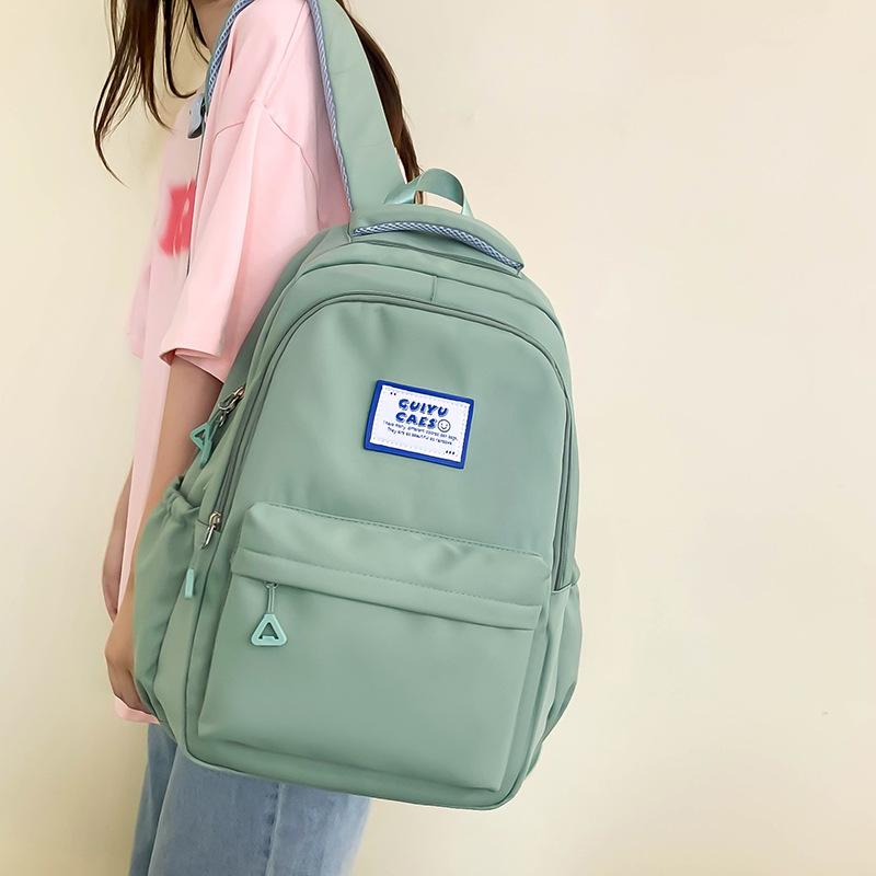 New Backpack Women's Casual Versatile Junior High School Student High School Student Schoolbag Computer Backpack