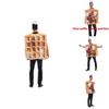 Halloween Food Costume For Adults With Polyester Fabric For Themed Parties And Stage Performances