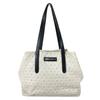 Star Studs Logo Bag Tote Bag Shawl Shoulder Bag Leather White/Black