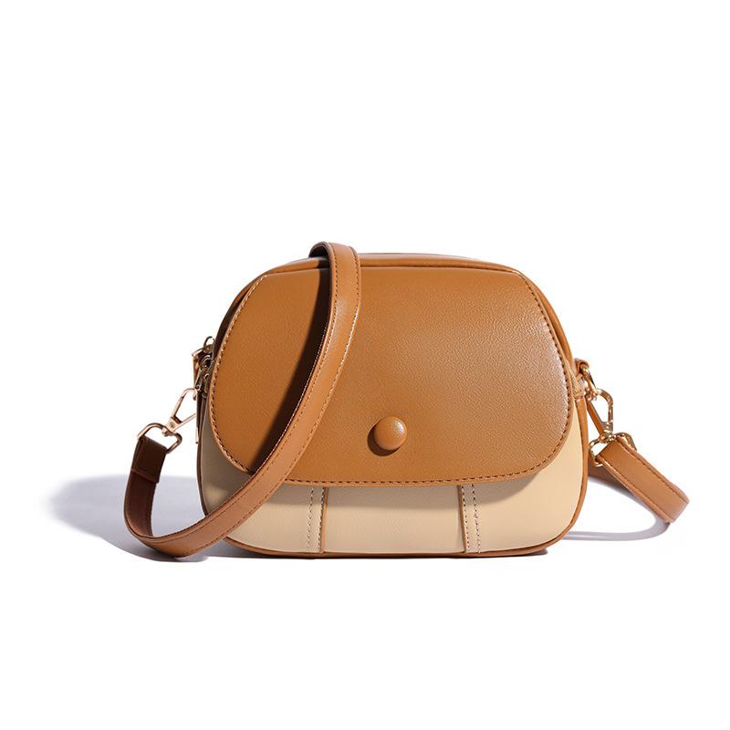 Women's bag small bag spring and summer solid color simple and exquisite multi-layer mobile phone bag women's shoulder messenger bag bag