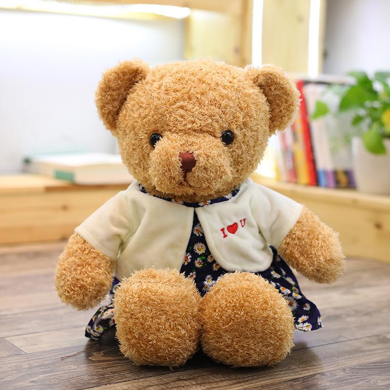 Teddy Bear Plush Hoodie Doll - Cute Activity Gift with Logo Print