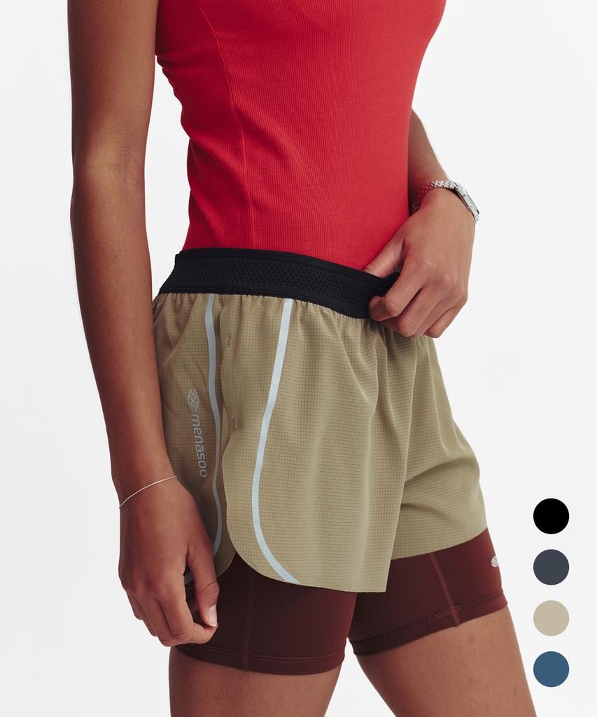 Minasu Side Line Running Shorts