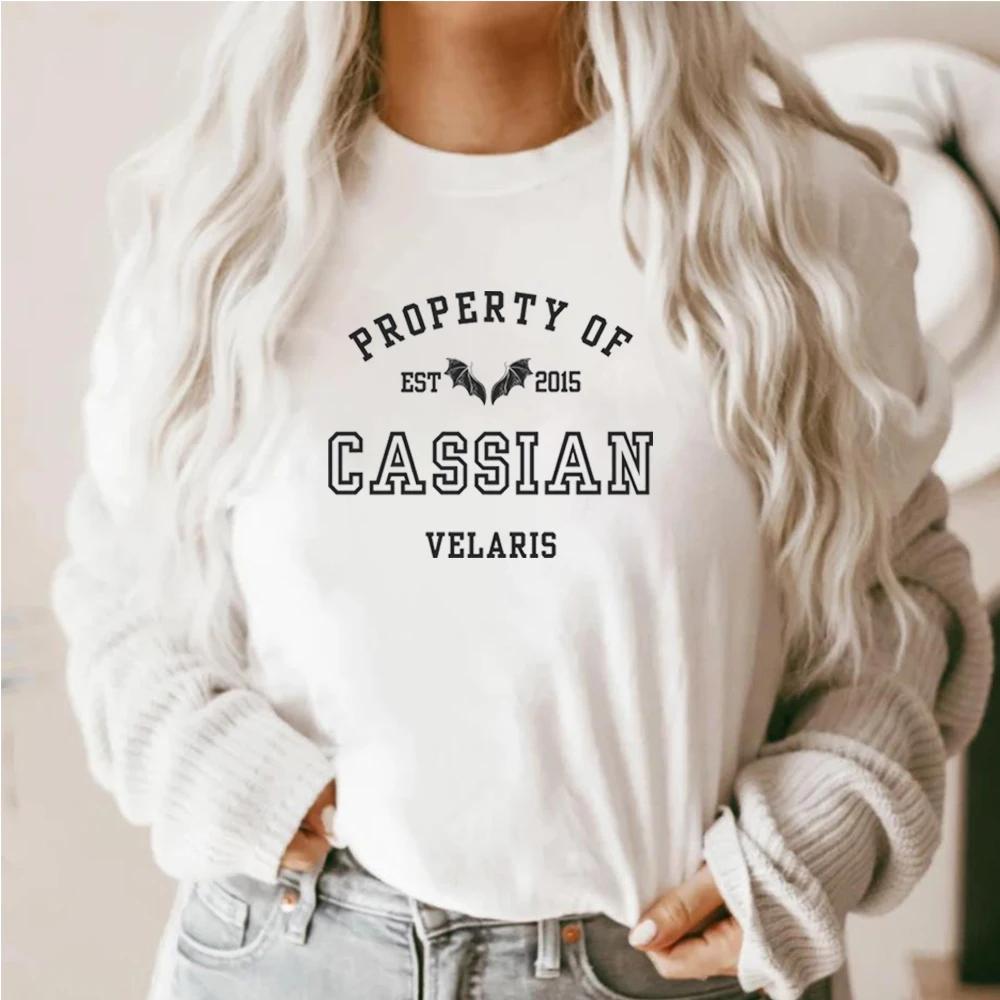ACOTAR Cassian Property Of the Batboys General ComUnisexder of the Night Court Tshirt Maasiverse Merch Unisex Velaris Crewneck TEE S