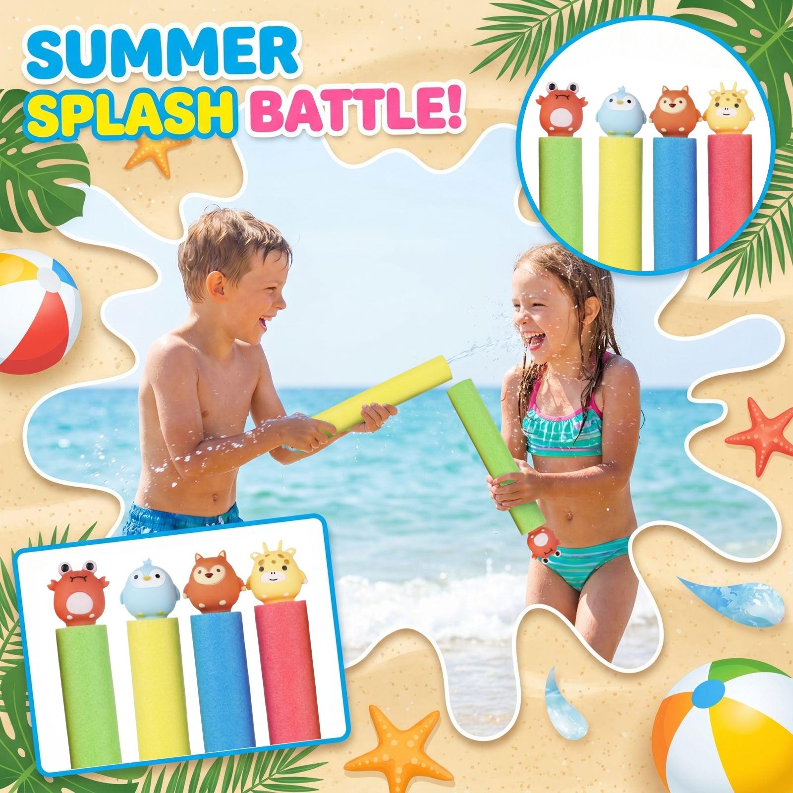 

Summer Beach Water Play Toy, Eva Pull-Out High-Pressure Water , Water Straight Tube Foam Eva Water One Size