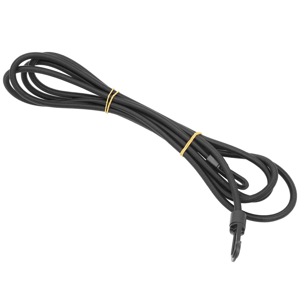 Kayak Elastic Rope Latex Canoe Bungee Cord Lightweight Boat Accessory with Hooks 6mm x 2.5m