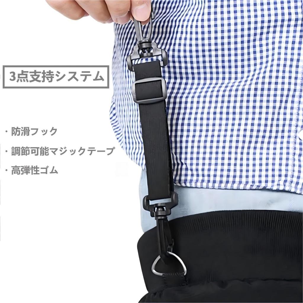 RUIXIA1 Motorcycle Leg Warmer, Winter, Knee Support, Fleece Lined, Repellent, Anti-Slip, Hook Included,