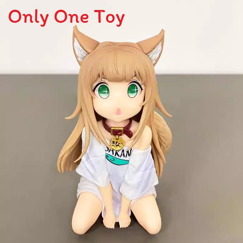 Pvc Sitting Girl Model With Interchangeable Face For Anime Fans And Giftgiving
