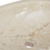 Vidaxl Sink, Cream, 53X40X15 Cm, Marble