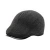 Hat Men's Beret Autumn and Winter New Woolen Ear Protector Peaked Cap Fleece Warm Cotton Hat Forward Hat