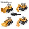 4Pcs/Set Engineering Vehicle Toy with Screwdriver Realistic Educational Detachable Assembly Construction Truck Kit for Children