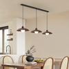 Wabi-Sabi Retro Walnut Wood Pendant Light for Dining and Tea Rooms, UFO Design