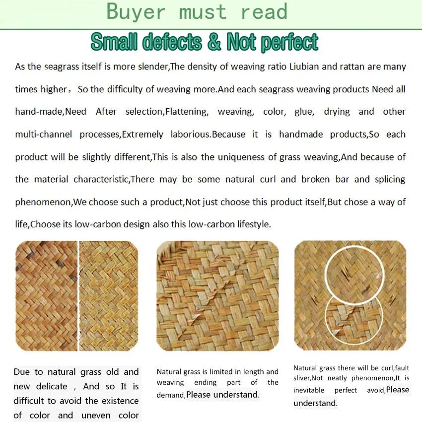 Storage Baskets Straw Wicker Rattan Hanging Flowerpot Seagrass Folding Laundry Clthoes Baskets Garden Plant Basket Home Decor