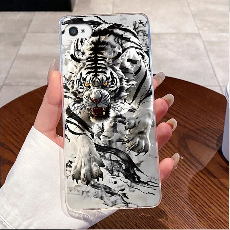 Für iPhone 4/4s/5/5s Hülle Klar Luxus Niedlich Liebesherz Hase Lustig TPU Weiches Silikon Handyhülle Für iPhone 4 4s 5 5s Rückseite