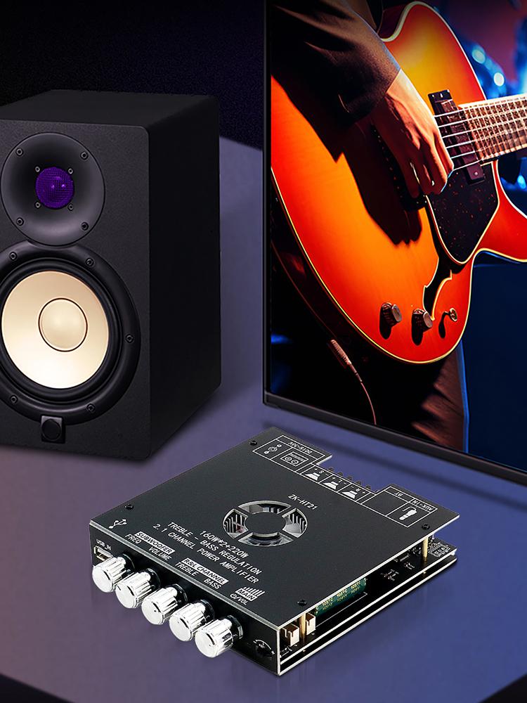 Digital Audio Stereo Power Amplifier Module BT 5.0 TDA7498E Subwoofer Channel Amplifier Board Subwoofer Power Stereo Audio AMP