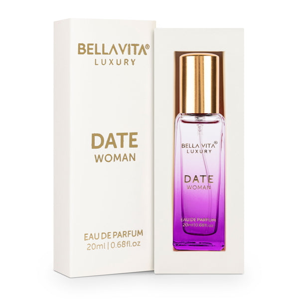 

Bella Vita Luxury Date Eau De Parfum Парфюм для женщин с розовым перцем, красными фруктами и жасмином | Фруктовый и пряный стойкий аромат EDP, 20 мл