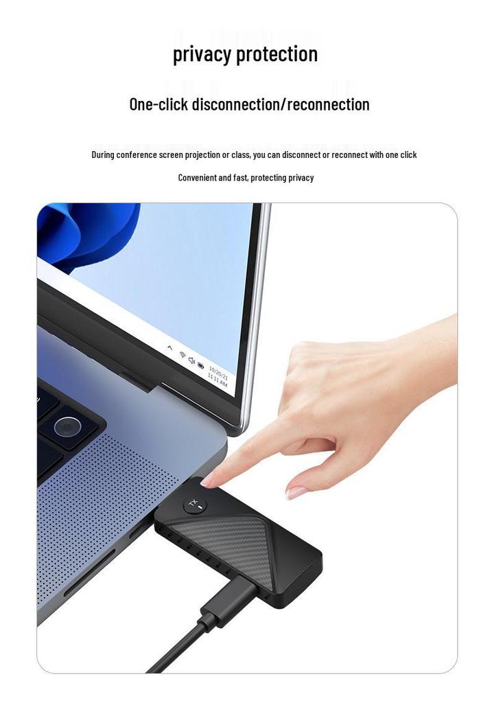 HDMI Wireless Video Transmitter and Extender for Office Screen Mirroring - 1080P