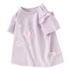 David Bella Girls' Cartoon Short Sleeve T-Shirt
