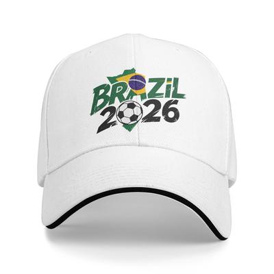 Unisex Brazil Football Match Outdoor Hat Usa Canada Mexico Soccer Adjustable Baseball Caps New Baseball Cap Sports Hats