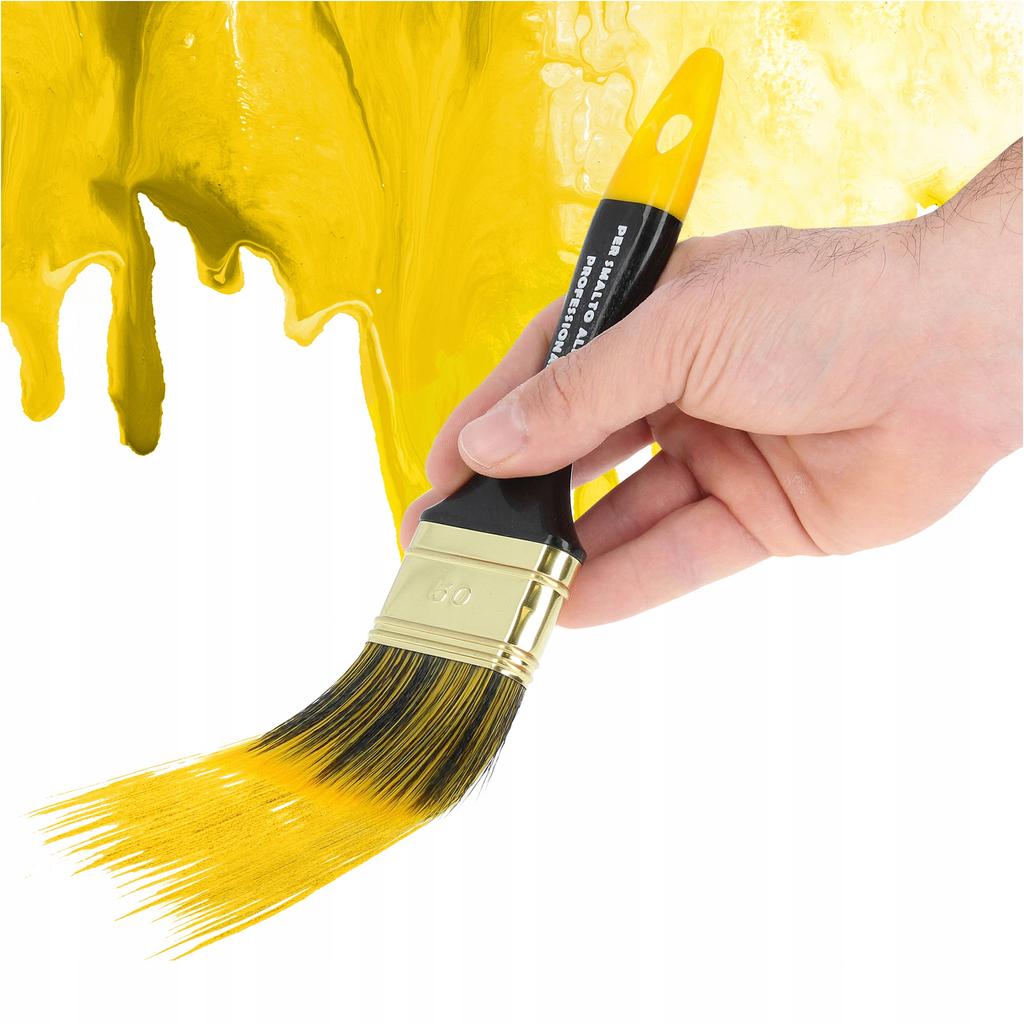Flat Straight English Bristle Brush for Painting , 1 Piece