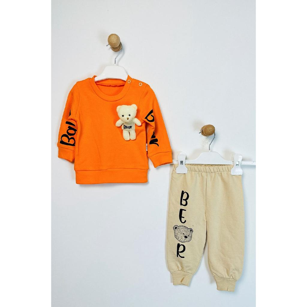 Bear Patterned Baby With Cotton Teddy Teddy Teddy Accessory