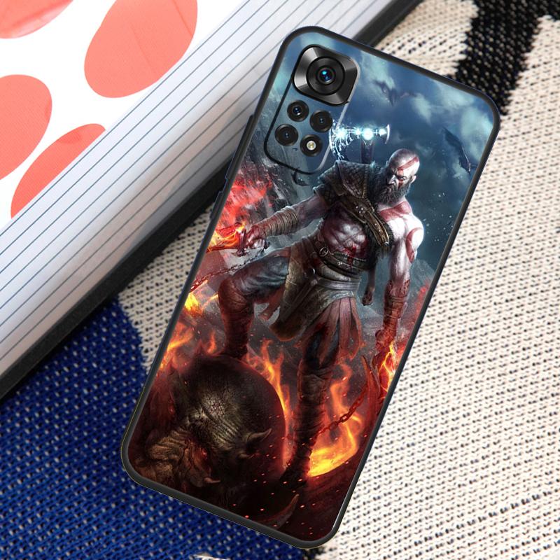 

God of War Game Case For Xiaomi Redmi Note 12 11 10 9 8 Pro Note 8T 9S 10S 11S Redmi 10 10C 12C 9C Cover Redmi Note 12 Pro 4G