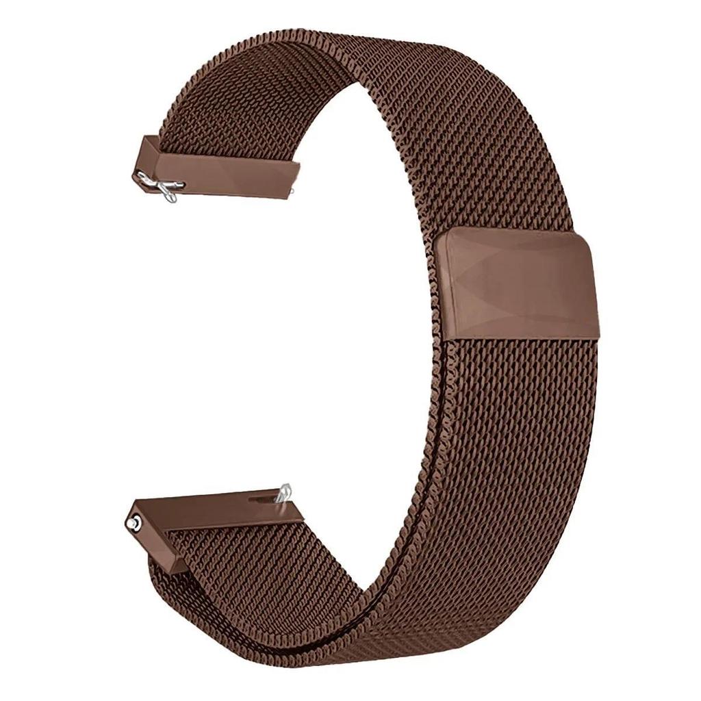 22mm Milanese Loop Strap for Redmi 3 Lite Steel Metal Strap for Xiaomi Active Smart Accessories 20mm Galaxy Watch 6 5 4 40 44mm