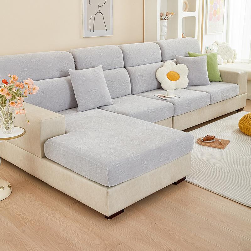 

Эластичный шерстяной чехол для дивана с принтом из синели, приятный на ощупь, все включено, чехол для сиденья дивана Four Seasons, универсальный 50-65cm*50-65cm*5-20cm