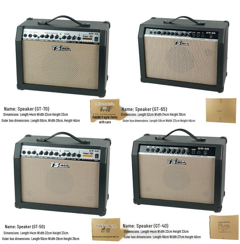Portable Guitar Amp Saxophone Keyboard Acoustic Guitar Electric Wind Instrument Rechargeable for Outdoor Performance