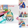 Kids Cartoon Nylon Chest Bag With Paw Patrol Chase Print Design For Preschoolers