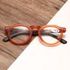 New style, niche style, Japanese retro small round frame reading glasses, classic simple and popular