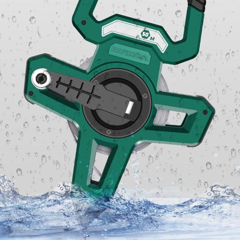 Professional Waterproof Tape Measure Easy to Use & Reliable Measuring Tool 30/50/100m for Construction House Decoration